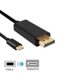 Type C Usb 3.1 To Displayport Çevirici Dönüştürücü Adaptör Kablosu 4467