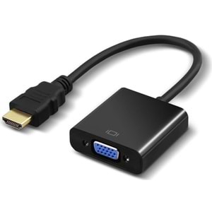 Hdmi To Vga Çevirici Dönüştürücü Monitör Kablosu 4487