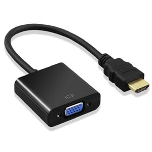 Hdmi To Vga Çevirici Dönüştürücü Monitör Kablosu 4487