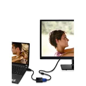 Hdmi To Vga Çevirici Dönüştürücü Monitör Kablosu 4487