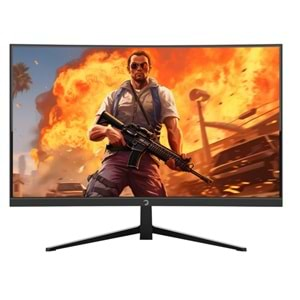 GamePower 24¨ Vivid T40 Curved RGB 180Hz 0.5ms 2x2W Speaker Gaming Monitör (VA Panel)