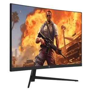 GamePower 24¨ Vivid T40 Curved RGB 180Hz 0.5ms 2x2W Speaker Gaming Monitör (VA Panel)