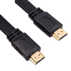 Yassı Flat Slim Hdmi Kablo Uyumlu 4k Full Hd 4k 60hz 2.0 Uyumlu 0.3Mt 4995