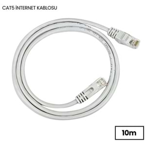 Cat5e İnternet Ethernet Rj45 Lan Kablosu 10 Metre 4212