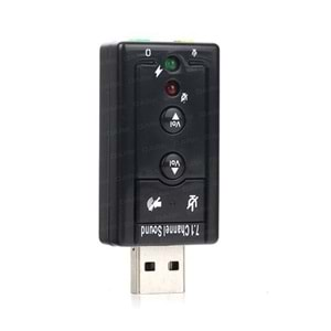 Dark Usb2.0 7.1 Stereo Ses Efektli Ses Kartı (Windows Ve Mac Destekli)(DK-AC-USC71)