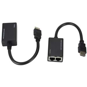 Hdmi Rj45 Cat5e 6 Extender Uzatıcı Uzatma Aparatı Adaptör 1080p 4757