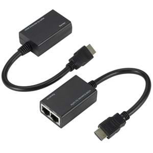 Hdmi Rj45 Cat5e 6 Extender Uzatıcı Uzatma Aparatı Adaptör 1080p 4757