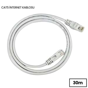 Cat5e İnternet Ethernet Rj45 Lan Kablosu 30 Metre 4607