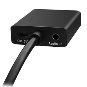 Vga To Hdmi Çevirici Dönüştürücü Adaptör Kablo Ucu Çevirici 4674