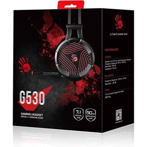 A4Tech Bloody G530 Kablolu 7.1 Surround Siyah Gaming Kulaklık