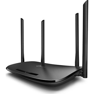 TP-Link Archer VR300, AC1200 Mbps, 4 Ethernet Portu ve 4 Harici Anten, Tether Uygulaması ile Kolay Kurulum, Dual-Band Fiber Destekli Wi-Fi 5 VDSL/ADSL Modem Router