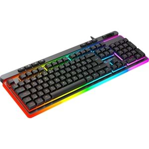 Claw's Nova K1 360° Özelleştirilebilir Rgb & Yazılımlı Full Membran 104+7 Tuşlu Ekstra Multimedya / Rollover Ses Kontrol Mekanizmalı Gaming Klavye