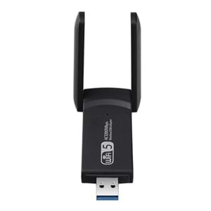 Gomax AC1200 Mbps Dual Band USB 3.0 Kablosuz Wi-Fi Alıcı Adaptör