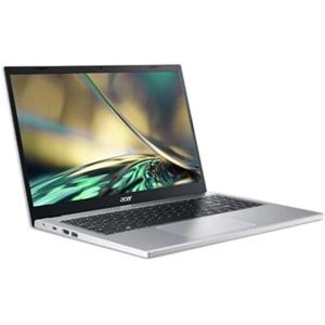 Acer Aspire 3 A315-510P-38X0 Dizüstü Bilgisayar, 15.6 inç FHD, Intel i3-N305, 8 GB DDR5 RAM, 256 GB SSD, FreeDOS, Gümüş