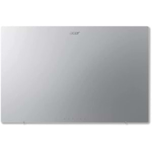 Acer Aspire 3 A315-510P-38X0 Dizüstü Bilgisayar, 15.6 inç FHD, Intel i3-N305, 8 GB DDR5 RAM, 256 GB SSD, FreeDOS, Gümüş