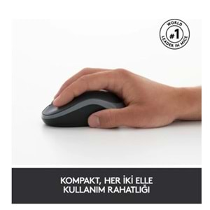 logitech Mk270 920-004525 Nano Usb Q Tr Optik Siyah Kablosuz Klavye Mouse Set