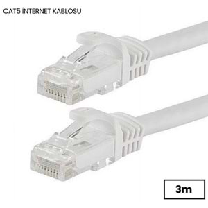 Cat5e İnternet Ethernet Rj45 Lan Kablosu 3 Metre 4605