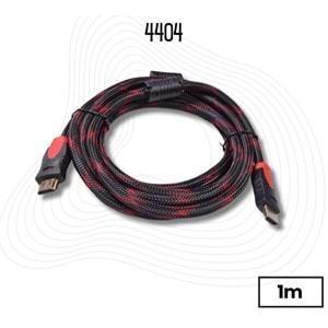 Hdmi Kablosu 1.4B 3D Hdmi Görüntü Monitör Kablosu 1 Metre 4404