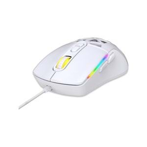 Warp WRP-O12800-W 12800 Dpi Wide Rgb Özel Abs Doku Reflex Örgü Kablolu Beyaz Gaming Mouse