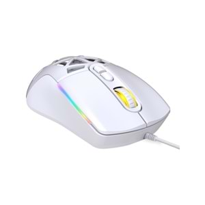 Warp WRP-O12800-B 12800 Dpi Wide Rgb Özel Abs Doku Reflex Örgü Kablolu Siyah Gaming Mouse