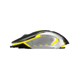 Everest SM-G72 Usb Siyah/Gümüş Işıklandırmalı Oyuncu Mouse