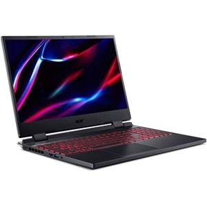 Acer Nitro 5 AN515-58-544K Dizüstü Oyuncu Bilgisayarı, Intel Core i5-12450H İşlemci, 8 GB RAM, 512 GB SSD, 15.6 inç FHD 144Hz Ekran, NVIDIA GeForce RTX 3050 4 GB Ekran Kartı, FreeDOS, Siyah