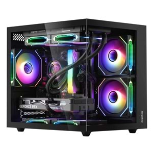 Segotep Brave W1 Siyah 750W 80+ Bronze PCIE 5.0 Midi Tower Gaming (Oyuncu) Kasa Brave W1 Siyah 750W 80+ Bronze PCIE 5.0 Midi Tower Gaming (Oyuncu) Kasa
