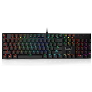 Redragon K556 Devarajas Brown Switch Kablolu Siyah Gaming (Oyuncu) Klavye