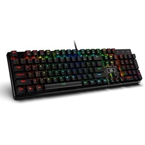Redragon K556 Devarajas Brown Switch Kablolu Siyah Gaming (Oyuncu) Klavye