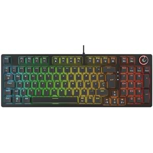 Rampage ENIGMA Siyah Türkçe Q Red Switch Mekanik Gaming (Oyuncu) Klavye