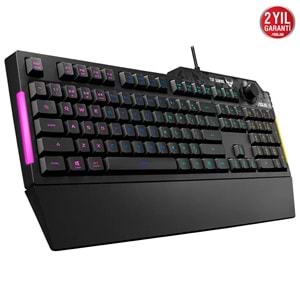 ASUS TUF Gaming K1 RGB Mekanik Hisli Kablolu Gaming (Oyuncu) Klavye