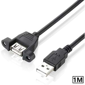 Usb Dişi Erkek Panel Tipi Data Uzatma Kablosu 1 Metre 4886