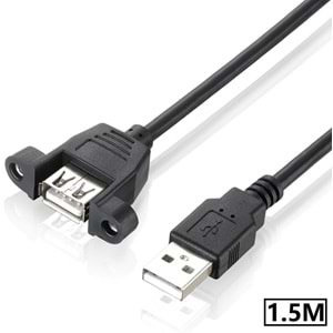 Usb Dişi Erkek Panel Tipi Data Uzatma Kablosu 1.5 Metre 4887