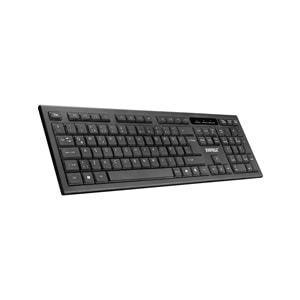 Everest KM-6121 Siyah Kablosuz Q Slim Klavye + Mouse Set