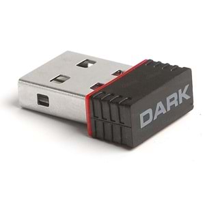 Dark RangeMax Nano 150Mbps 802.11b/g/n Kablosuz Ağ Adaptörü (DK-NT-WDN150NAN5)