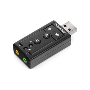 Tx Usb 2.0 7.1 Stereo Ses Efektli Ses Kartı (Windows Ve Mac Destekli)(TXACUSC72)
