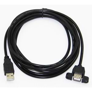 Usb Dişi Erkek Panel Tipi Data Uzatma Kablosu 3 Metre 4889