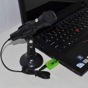 5+1 Harici Laptop Usb Ses Kartı 3.5mm Kulaklık Mikrofon Çevirici 4504