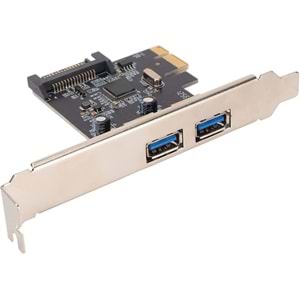 Pci-e Express Usb 3.0 Hub 2 Port Molex Sata Çoklayıcı Çoğaltıcı 4459