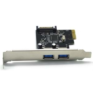 Pci-e Express Usb 3.0 Hub 2 Port Molex Sata Çoklayıcı Çoğaltıcı 4459