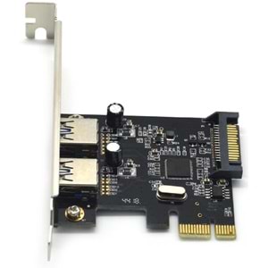 Pci-e Express Usb 3.0 Hub 2 Port Molex Sata Çoklayıcı Çoğaltıcı 4459