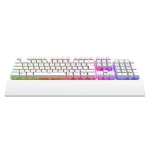 Rampage KM-RX7 Fortuna Beyaz Rainbow TR Q 8 Tuş 6400 DPI Klavye Mouse Set