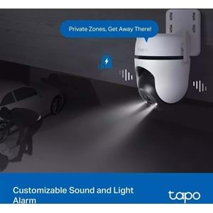 TP-LİNK TAPO C520WS 2K QHD GECE GÖRÜŞLÜ 512GB MİCRO SD DESTEKLİ DIŞ MEKAN Wİ-Fİ KAMERA