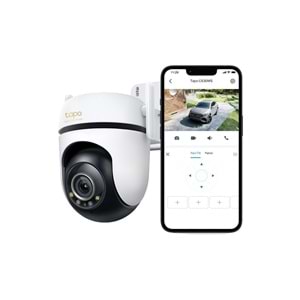 TP-LINK Tapo C530WS - 3K 5MP Dış Mekan Wi-Fi/Ethernet Güvenlik Kamerası, Hareket Tespit/Takibi, 360°, IP66, Renkli Gece Görüşü