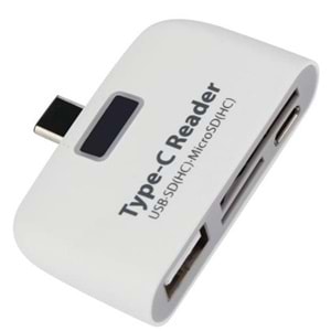 Type C Usb 3.1 Kart Okuyucu Micro Usb Sd Card Reader Çevirici 4941