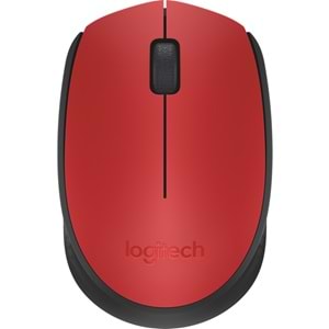 Logitech M171 USB Alıcılı Kablosuz Kompakt Mouse - Kırmızı
