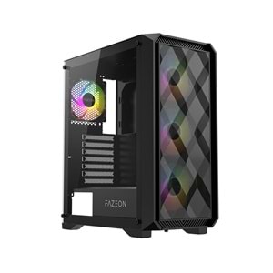 FAZEON F4 650W 80PLUS BRONZE Mesh 4x120mm ARGB Fanlı E-ATX Bilgisayar Kasası