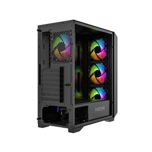 FAZEON F4 650W 80PLUS BRONZE Mesh 4x120mm ARGB Fanlı E-ATX Bilgisayar Kasası
