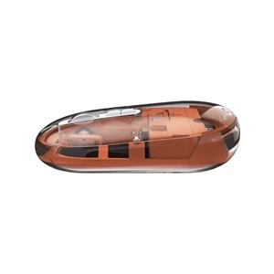 Everest SM-BT29 Glassy Turuncu Transparan Şeffaf 2in1 Bluetooth ve 2.4ghz Kablosuz Mouse