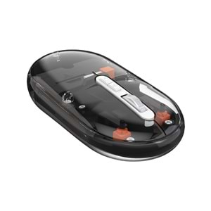 Everest SM-BT29 Glassy USB Siyah Transparan Şeffaf 2in1 Bluetooth ve 2.4ghz Kablosuz Mouse